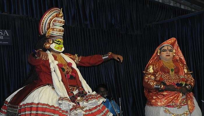 Kathakali storytelling performance 