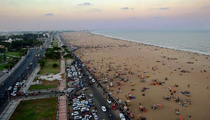 Marina Beach- best things to do in Chennai