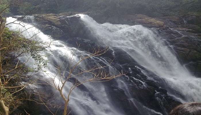 An image of the remarkable waterfalls of Meenmuthy