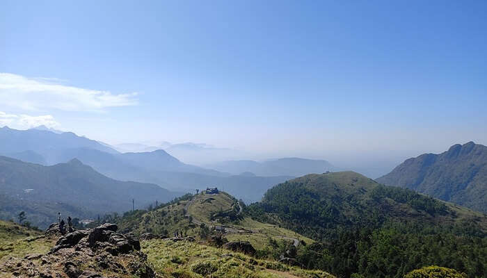 Stunning view of Ponmudi hills