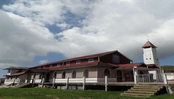 Nongsawlia Presbyterian Church is one of the best places to visit in Cherrapunji