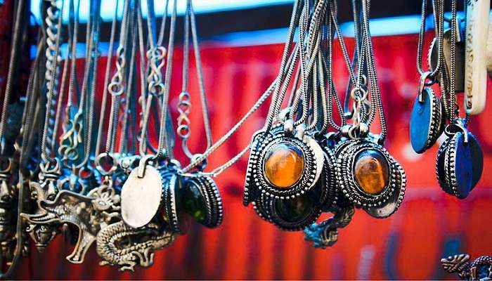 get the tibetan ornaments on your shopping in Dharamshala. 
