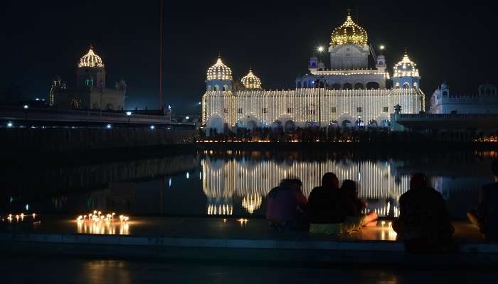 An enchanting view of Gurudwara Shri Dukhniwaran Sahib in Patiala which is one of the best places to visit in Punjab