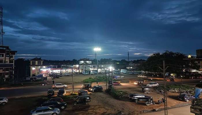Night view of Payyoli- among the best weekend gateways from Calicut.