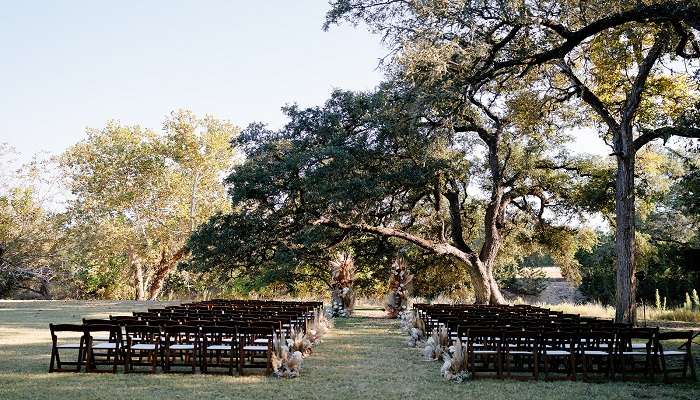 Pecan Springs Ranch is one of the best wedding venues in Texas.