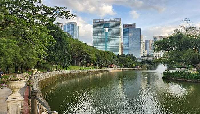 A stunning view of Perdana Botanical garden