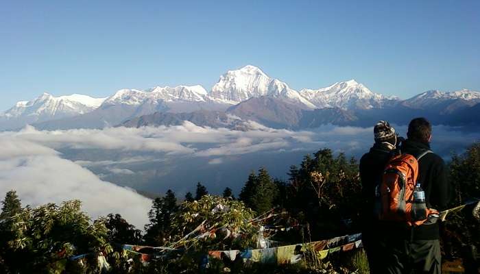 Poonhill village in the himalayas