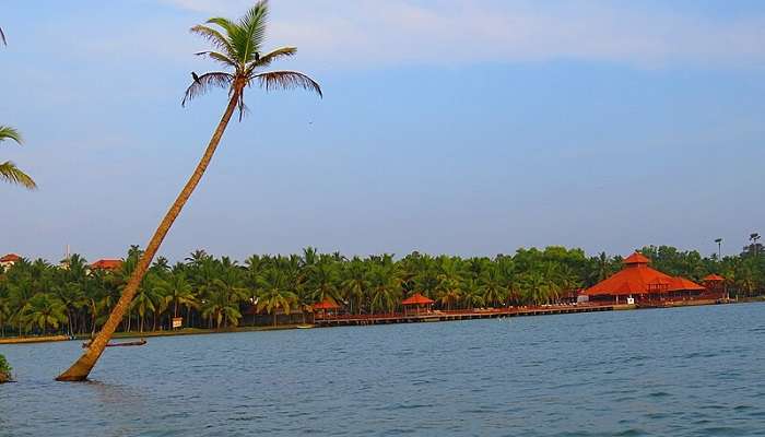 Panoramic view of Poovar Island