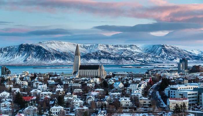 Reykjavik the winter wonderland 