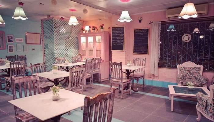 Rose Cafe- romantic places in Delhi