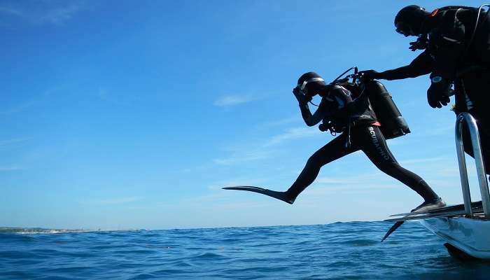 Scuba Diving in mauritius in March