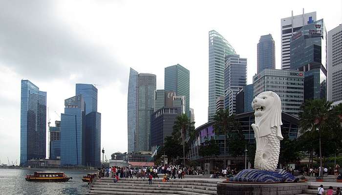 A delightful view of Singapore in November