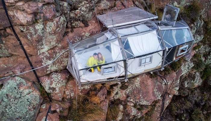 Sky lodging in Peru