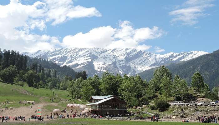 A delightful view of Solang Valley