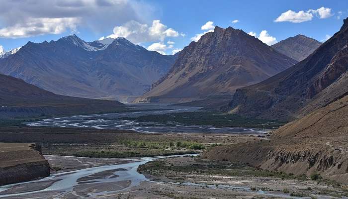 Spiti River above Kaza