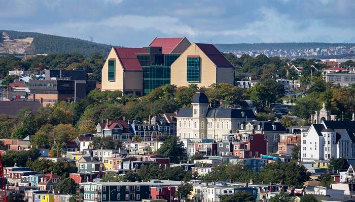 A stunning view of St. Johns Newfoundland in Canada