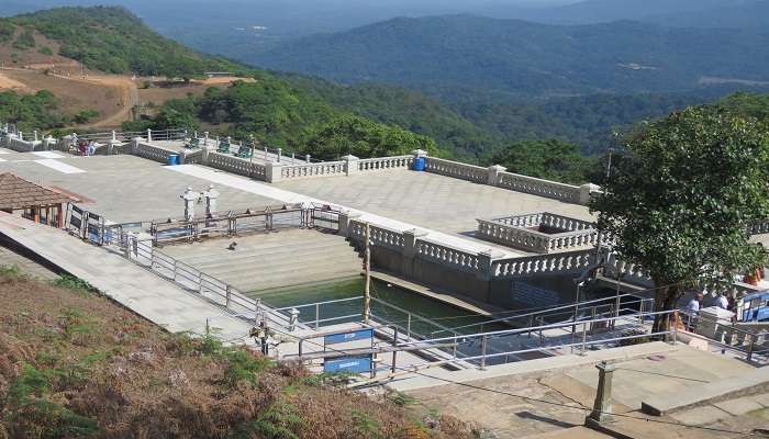 Talakaveru Temple is one of the best places to visit in Coorg in July for devotees.