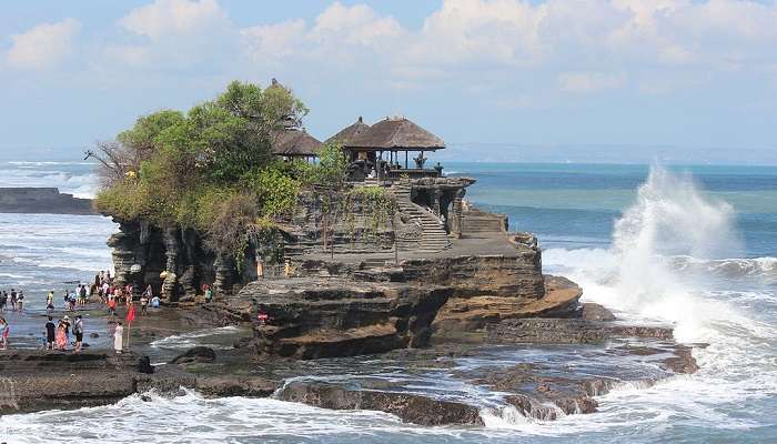 Tanah Lot Temple is among the famous Temples To Visit Once In Your Lifetime