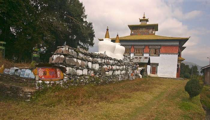 A beautiful view of Tashiding Monastery