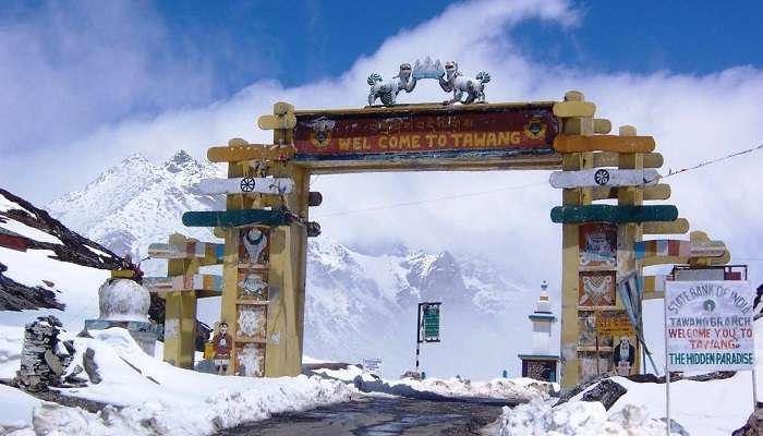 Tawang, places to visit in winter in India