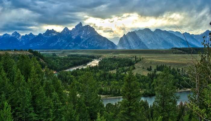 Teton County is one of the places to visit in March in world