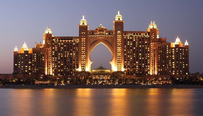 The Atlantis Palm Hotel, among free things to do in Dubai