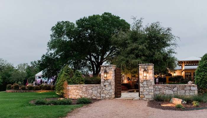 book your weeding venue in texas at this luxury place name The Vineyards At Chappel Lodge