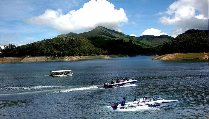 Boating in the Thekkady River
