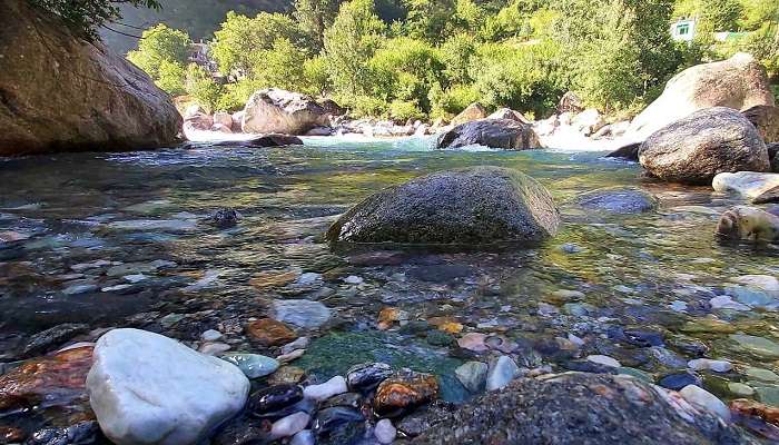 Tirthan and Flachan Rivers