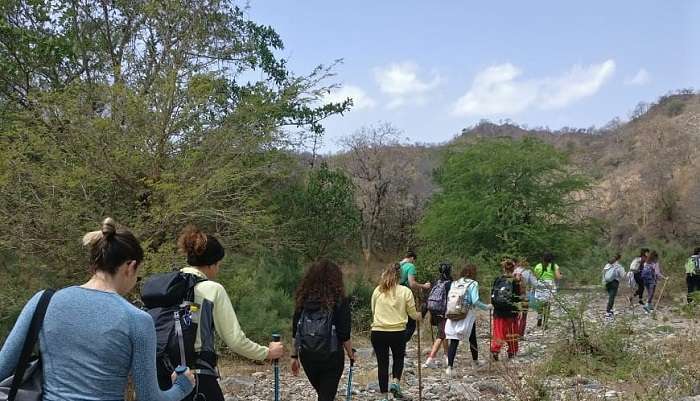 Trekking in ranakpur