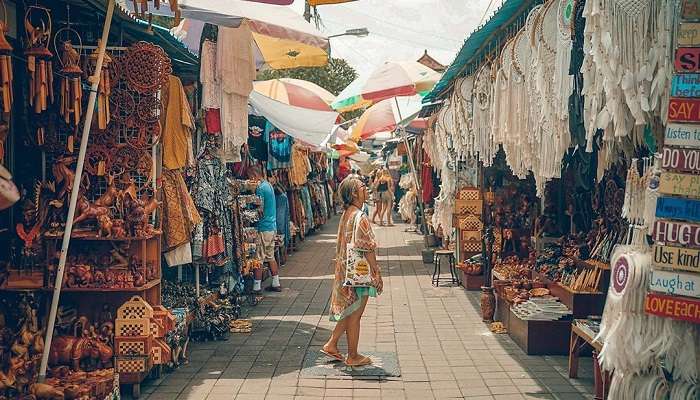 Udub Art Market is one of the best Places To Visit Near Pura Luhur Batukaru Bali In March 