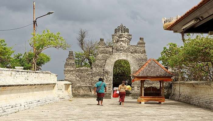 temple a best places to visit near Sundays beach club bali in January.