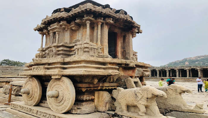 A blissful view of Hampi which is known as one of the best honeymoon places in India in March to plan your trip