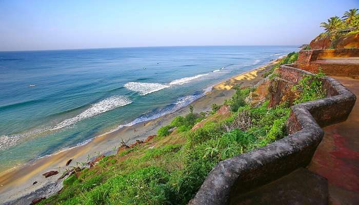Varkala Cliff Beach View