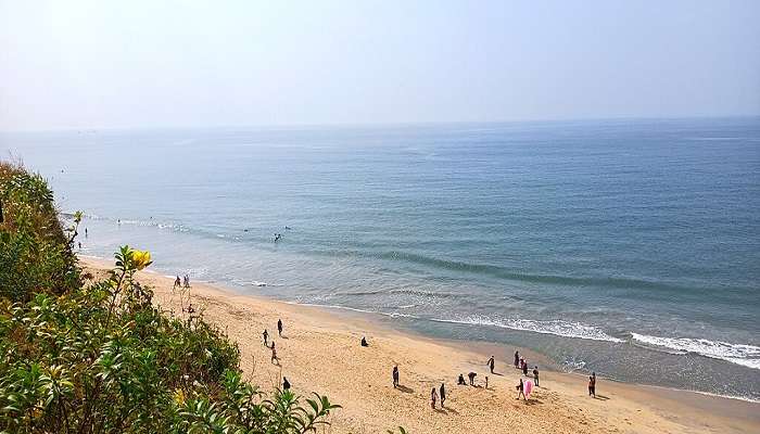 Varkala Cliff Beach view