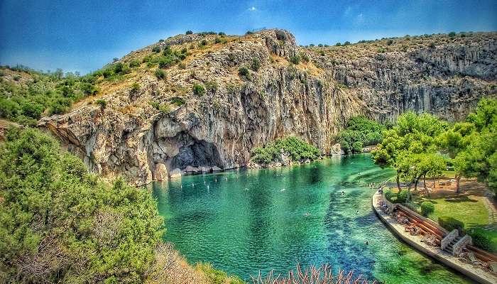 Vouliagmeni Lake . visit Greece in December