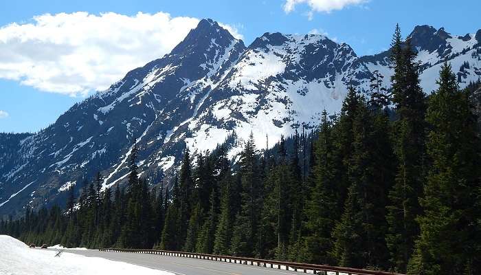 A breathtaking view of Whistler Mountain