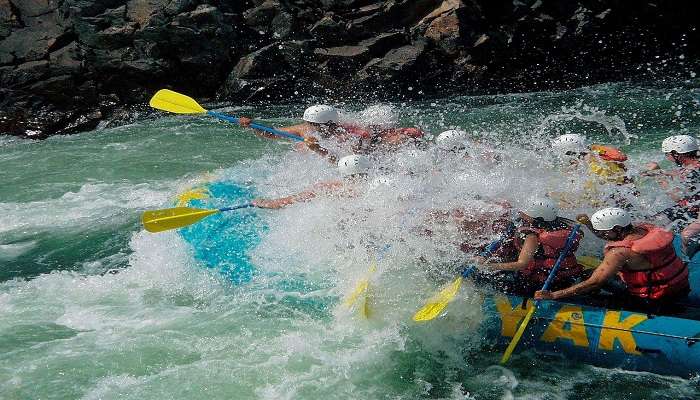 Enjoy River rafting in Rishikesh.