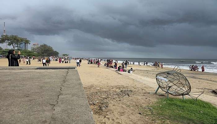 Kozhikode beach view 