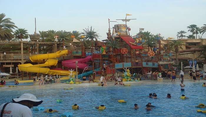 For family activities in Dubai head to Wild Wadi water park 