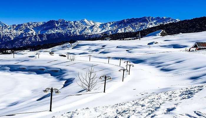 auli is one of the top honeymoon places in india in march.