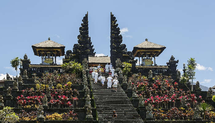 View of Besaikh Temple