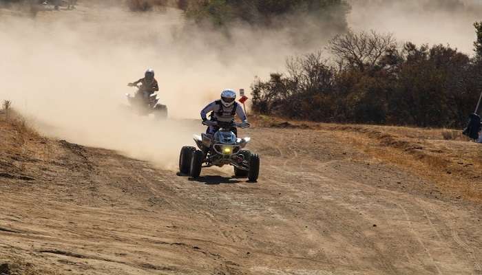 things to do in Munnar- ride an ATV 