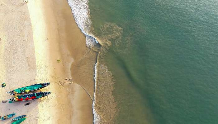 Panoramic view of kovalam beach