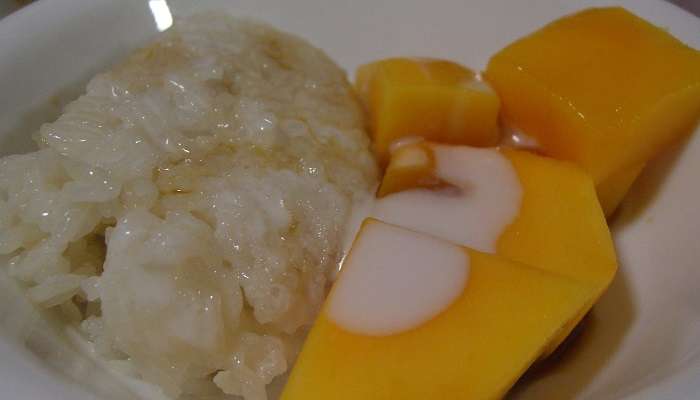 Mango Sticky Rice,christmas in Thailand