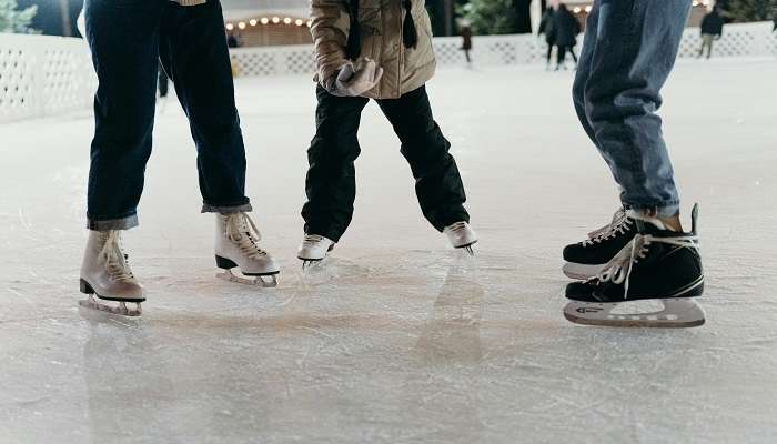 Ice skating