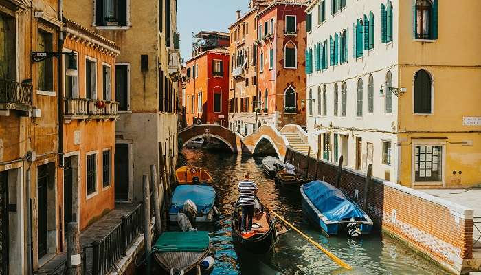 Venice city, Italy in January