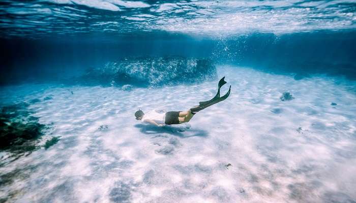 Snorkelling in Singapore in March