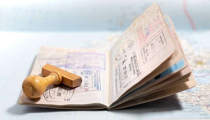 Passport with VISA stamps