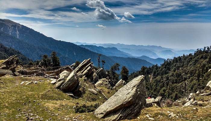 View from top of Churdhar Peak